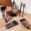 Tinted Thickening Eyebrow Mascara with Two Eyebrow Brushes,Brow Fast Sculpt,Waterproof,Transfer-proof,Eyebrow