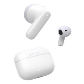 Hama Bluetooth Headphones "Freedom Light II" (True Wireless In-Ear Headphones with Microphone, Earbuds with Charging Station, Running Time 20 Hours, Wireless Headphones with Voice Recognition and