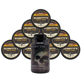 DC Crafts Nation Mud Bud Spittoon Skull Grave with 10 Cans Schmitty's Herbal Snuff Original