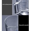 Goeielewe Glass Measuring Cup with Spout, Heat Resistant Borosilicate Glass