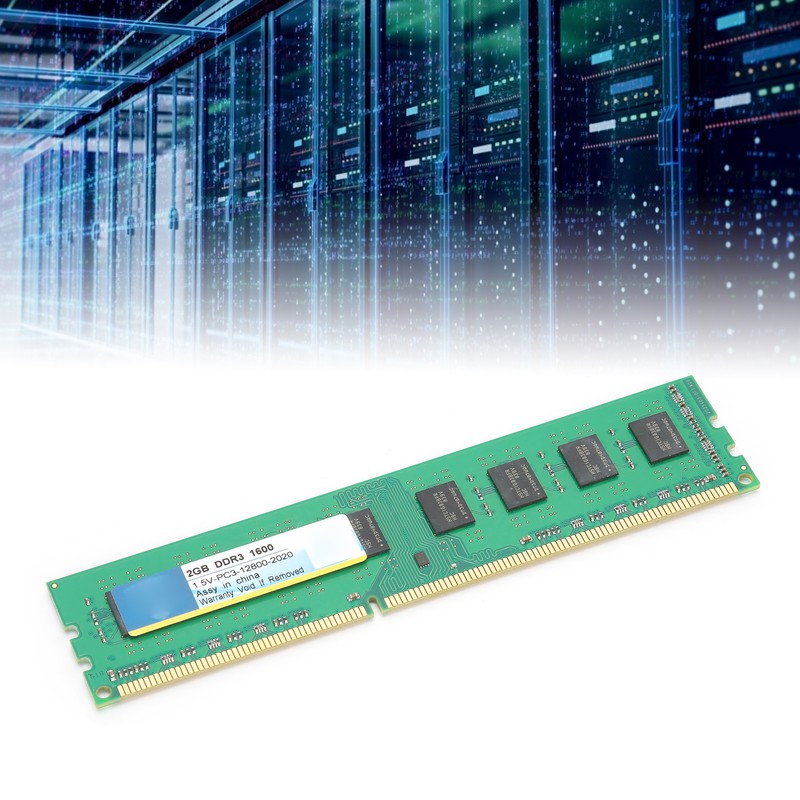 Xiede Desktop Computer Memory Bar Module DDR3 2GB 1600Mhz PC3‑12800
