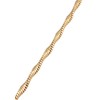 Elli Necklace Ladies Cord Twisted Basic Gold Coloured