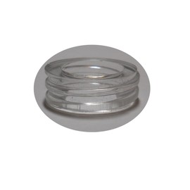 CJH Glue Down Acrylic Collar Rings- for dispensers with no Threads (Pack of 6)