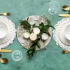 sourcing map 50 Pcs Round Paper Doilies, 4.3 Inch Disposable