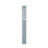 Kutsuwa XS07BL Hassalurah Ruler 5.9 inches (15 cm), Blue Gray