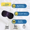 Jersey Slumber Silk Sleep Eye Mask for Men Women, Comfortable