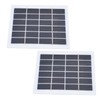 2 Pcs Portable Solar Panel 2W 6V Mini Solar Cells