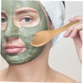 Beavorty 1 Set Mixing Bowl Face Spatulas Stirring Spoon Makeup Tool DIY Mask Bowl Bowls for Food Facial Bowl Kit Mixing Bowl Kit Facial Tools for Skin Care Bamboo