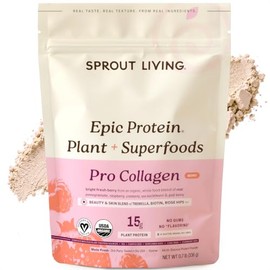 Sprout Living Organic Superfood Plant Protein, Pro Collagen