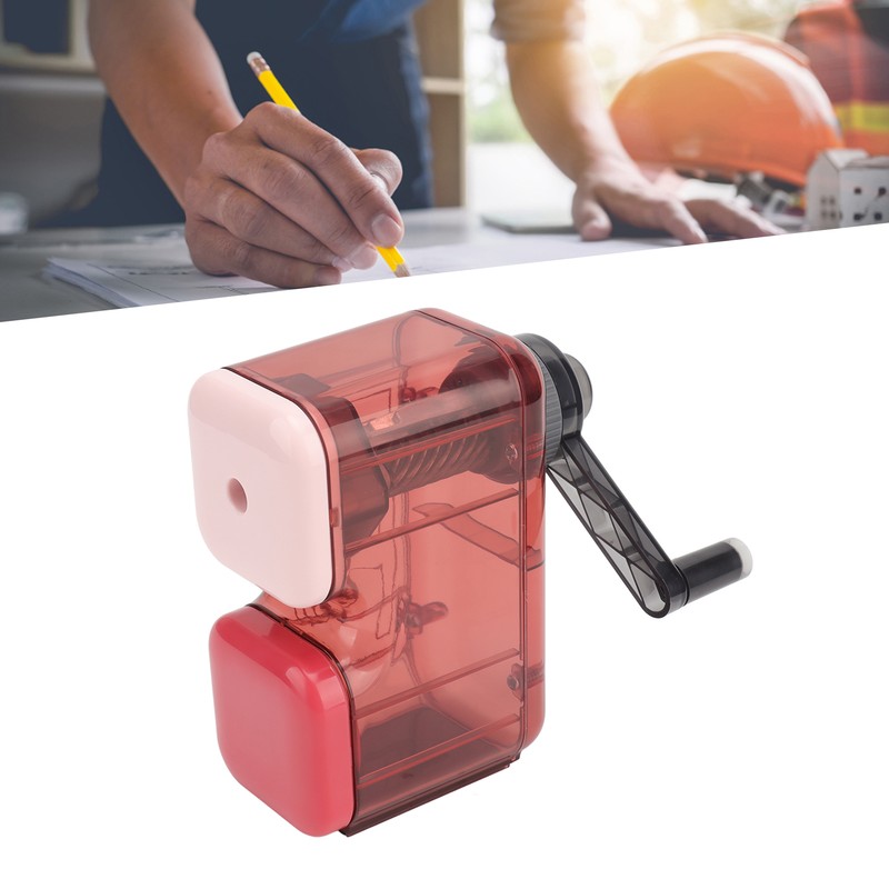 Artist Pencil Sharpener Hand Cranking Alloy Cutter Adjustable Nibs Manual