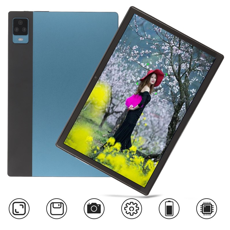 10 Inch Tablet for Android 12 8 Core CPU 8GB
