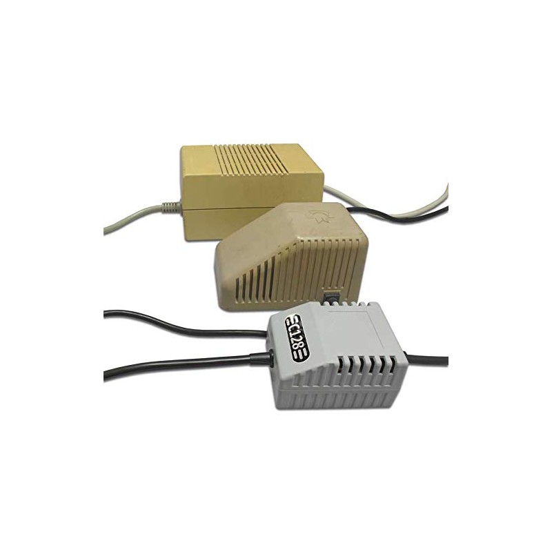 C128 PSU Classic Gray - Replacement Commodore 128 Power Supply