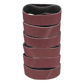 sourcing map 12pcs 3 x 18" Sanding Belts 2pcs Each of 60/80/120/180/240/400 Grit Aluminium Oxide Flush Joint Belt Sander Paper for Metal Woodworking Automotive Repair