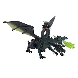 Bullyland 75675 Dark Dragon Norr Toy Figure, Approx. 14 cm, Accurate to Detail, Ideal as a Small Gift for Children from 3 Years