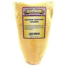 Graham Cracker Crumbs, Bulk Size (1.5 lb. Resealable Zip Lock Stand Up Bag)