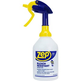 Zep New Bleach Resistant Professional Sprayer 2.0 Bottle 32 Ounces - 30 Foot Spray, Adjustable Nozzle (12)