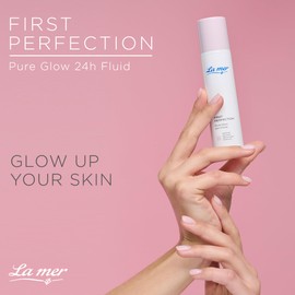 La mer First Perfection Pure Glow Fluid - Serum Against the First Signs of Aging - Moisturising - Protects Against Oxidative Blue Light - Gives a Frosted Complexion - With Fragrance - 50 ml