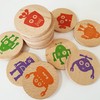 bee smart Wooden Memory Game - Matching Memory Game for