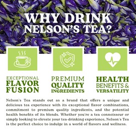 Nelson's Tea Butterfly Pea Flower 16 Oz