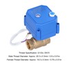 Motorized Ball Valve Brass Straight Pipe Pressure Device with Switch