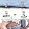 12 Pcs Jeans Buttons, 17mm Replacement Button Jeans Metal Button