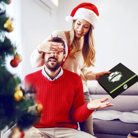 Kit de barba, kit de aseo para barba con lavado de barba, acondicionador de barba, aceite para barba, bálsamo para barba, cepillo para barba, peine para barba, tijeras, bolsa de almacenamiento, libro electrónico para barba, regalo para hombre para cumplea
