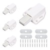 uxcell 4Pack Magnetic Touch Latches, Push to Open Magnet Pressure