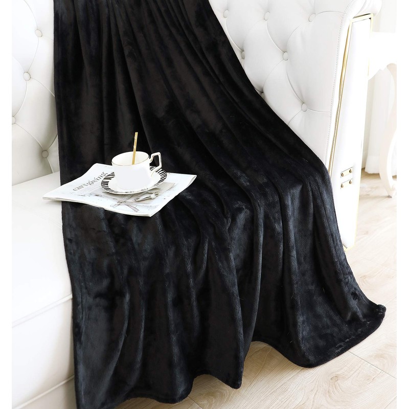 TASTHROW Cuddly Blanket, Soft Fleece Blanket, Sofa Throw, Soft and