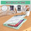 ANZNKU Clipboard with Storage 13.3x9.6 inches, Plastic Storage Clipboard with