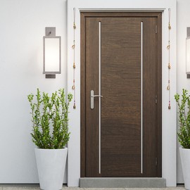 Tarini Gallery Set of 2 Rustic Vintage bell hangings for Home decor Wall decoration Garden - 5 handmade bells in a string with beads.Wind Chime Bell Chime Cow Cat Cattle bells Gifting