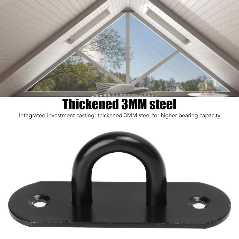 5 PCS Stainless Steel Eye Plate Ceiling Hook Pad Eye