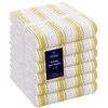 COTTONIVA Premium Kitchen Towels Pack of 6-100% Cotton 16x26 inch