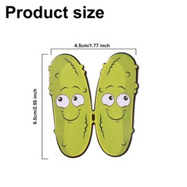 Tinoaly Pack of 30 Positive Pickle Cards, 6.5 x 4.5 cm Affirmation Cards for Emotional Support with Motivational Quotes Decorative Gifts in Glass to Cheer Up Friends and Family