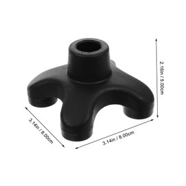 COLLBATH Crutch Accessories Walking Cane Tips Crutch Tips Trekking Pole Foot Covers Easy Assembly