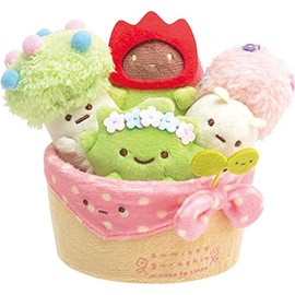 Sumikko Gurashi MF06501 Minikko to Play Sumikko Gurashi Collection Scene Plush Planter