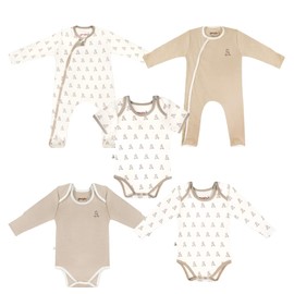 geagly new born new joy 6-9 Months Newborn Baby Clothing Gift Set Organic Cotton Gender Neutral Infant Bodysuit Sleeping Suit Boy Girl Essentials