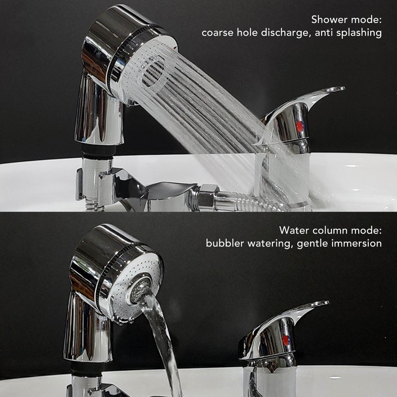 Shampoo Bed Faucet Kit with 120cm Hose M Size Head
