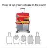 Luggage Cover with Country Design, 20, 25, 30-Inch Elastic Suitcase