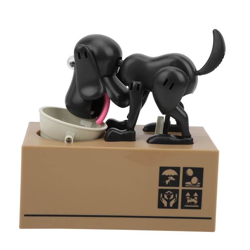 Saving Pot Electronic Money Box Robotic Dog Coin Bank Automatic