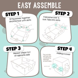 Cats Desire - 10 Trays, Disposable Litter Boxes for Cats Large No Plastic Cat Litter Box - USA, 19L x17W x 8.5"H tray 17 Inches Tall Enclosed Litter Box Sassy Cat uses14 years. Upgrade 200lb Material.