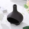 sourcing map Modern Incense Burner, Ceramic Incense Holder Ash Catcher,