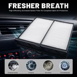 Trailspire Cabin Air Filter for Mazda 3 (2019-2025), CX-30 (2020-2025), CX-50 (2023-2025), Activated Carbon, 25% Longer Life, Replacement BDTS-61-J6X (1 Pack)