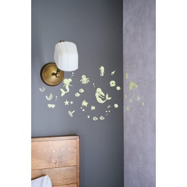 GLOPLAY Under The Sea Series (53pcs/Pack), Glow in The Dark Educational Wall Stickers, The Eco-Friendly and Brightest Wall Stickers for Ceiling, Bathtime, Bedroom, Decor, Party