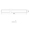 三栄 Faucet Sanei Water Around ko-kingute-pu 20 mm 1 m PP74 