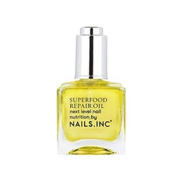 Nails Inc Superfood Repair Oil Next Level Nail Nutrition Treatment, Vitamin E Infused, Nourishing Oils Hydrate, Moisturizing to Promote Cuticle Health, Avoid Dry Nails, Cruelty Free, Vegan 14 ML