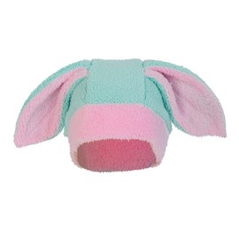 KarnevalsTeufel Plush Hat Rabbit for Adults with Rabbit Ears Bunny Easter Bunny (Green)