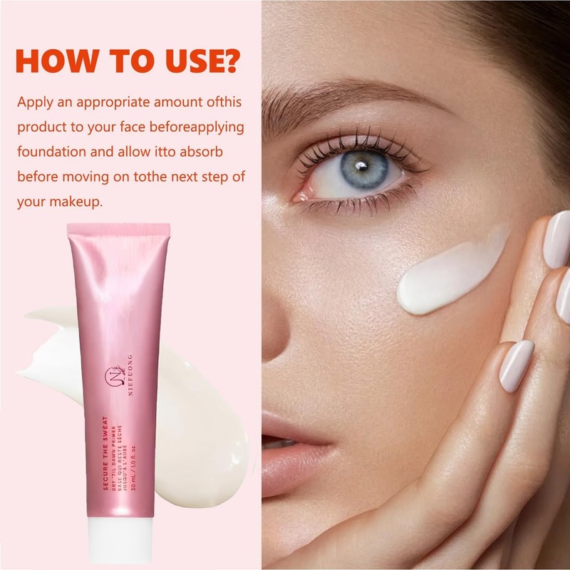 Primer Makeup, Secure The Sweat Waterproof Mattifying Primer, Oil Sucker