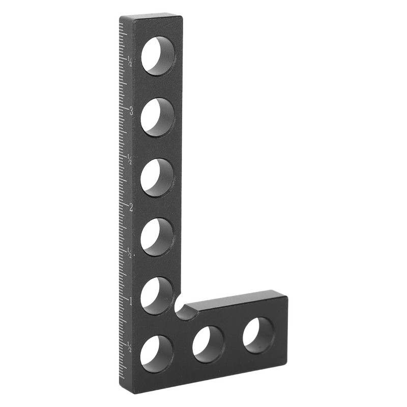 90 Degree Positioning Squares Right Angle Ruler Woodworking Tools Inch