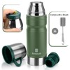 Vacuum Insulated Water Bottle Thermo Water Flask with Cup 680ml/23oz