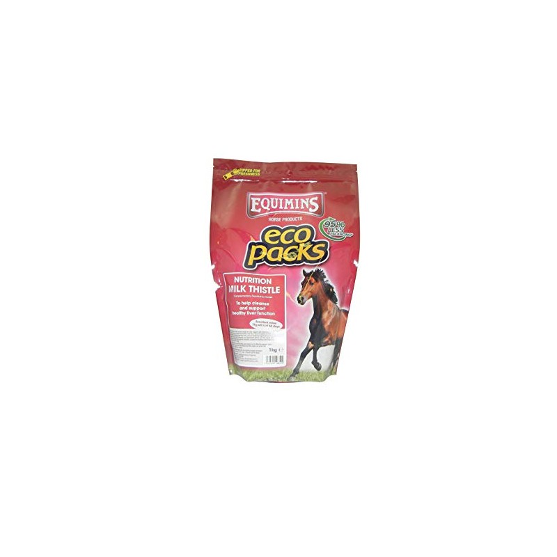 Equimins Unisex's EQS0990 Milk Thistle Herb Eco Pack, Clear, 1